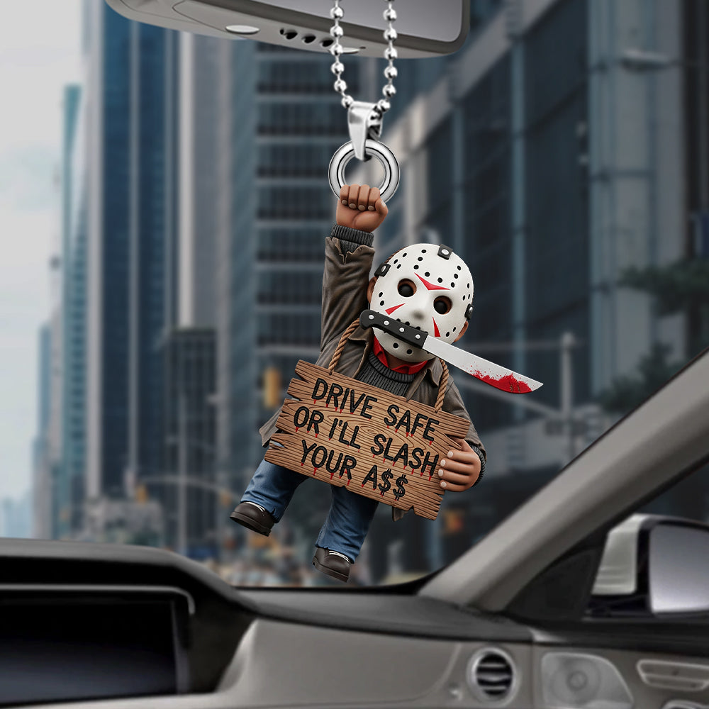 Spooky Characters Funny Gifts For Horror Fans Car Ornament 03qhtn290825