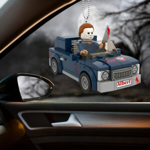 Alternative view of Spooky Ride Car Ornament - Personalized Gifts For Horror Movie Fans 01pgqn060925