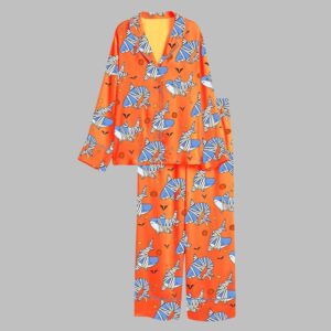 Alternative view of Spooky Sharks Halloween Pajama Set