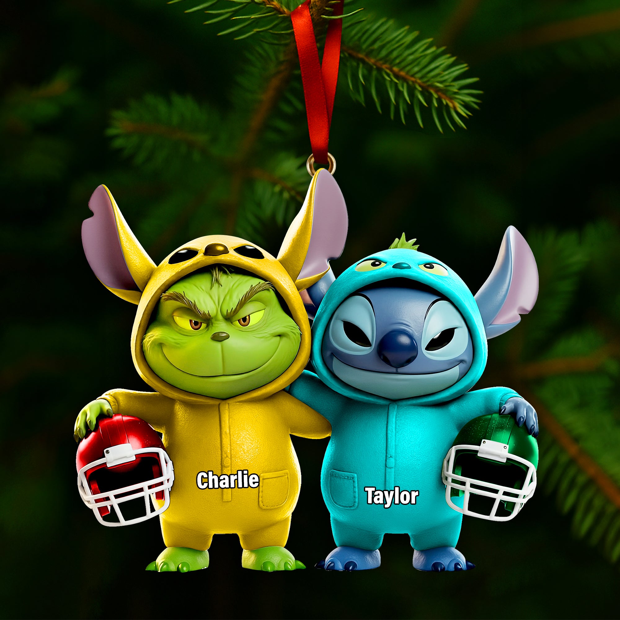 Sport Lover Friends Ornament - Personalized Gift For Besties Christmas Ornament 08OHLU031125 - Image 3