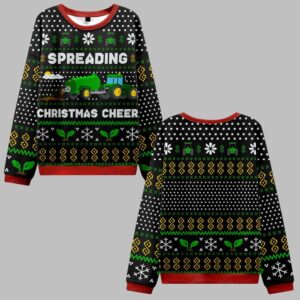 Spreading Christmas Cheer Ugly Sweater 2025 Christmas - Grishko.com