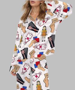 Squid Games Satin Pajama Set