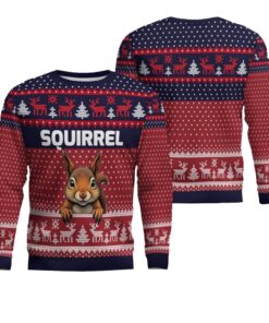 Squirrel Ugly Christmas Sweater
