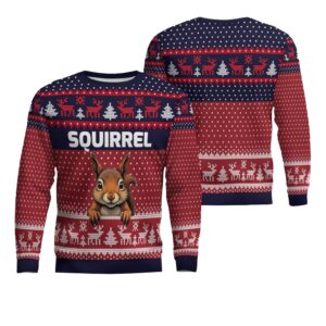 Squirrel Ugly Christmas Sweater - Grishko.com