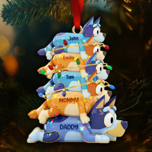 Stacked Family Fun Christmas Ornament Fun Personalized Gifts For Family 02OHDT011025