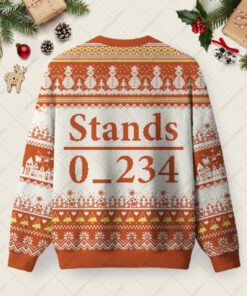 Alternative view of Stands 0_234 Ugly Christmas Fuzzy Fleece Sweatshirt
