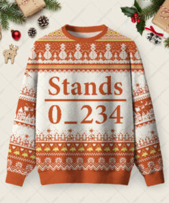 Stands 0_234 Ugly Christmas Fuzzy Fleece Sweatshirt