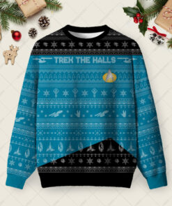 Star Trek Ugly Christmas Fuzzy Fleece Sweatshirt