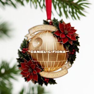Alternative view of Starlit Love Ornament - Personalized Christmas Gift For Couples 02PALU251025