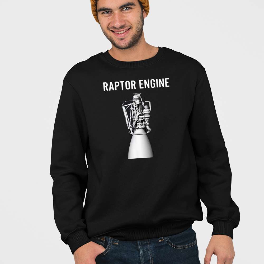 Starship Raptor Engine For Space Explorer & Rocket Scientist Shirt - Image 4