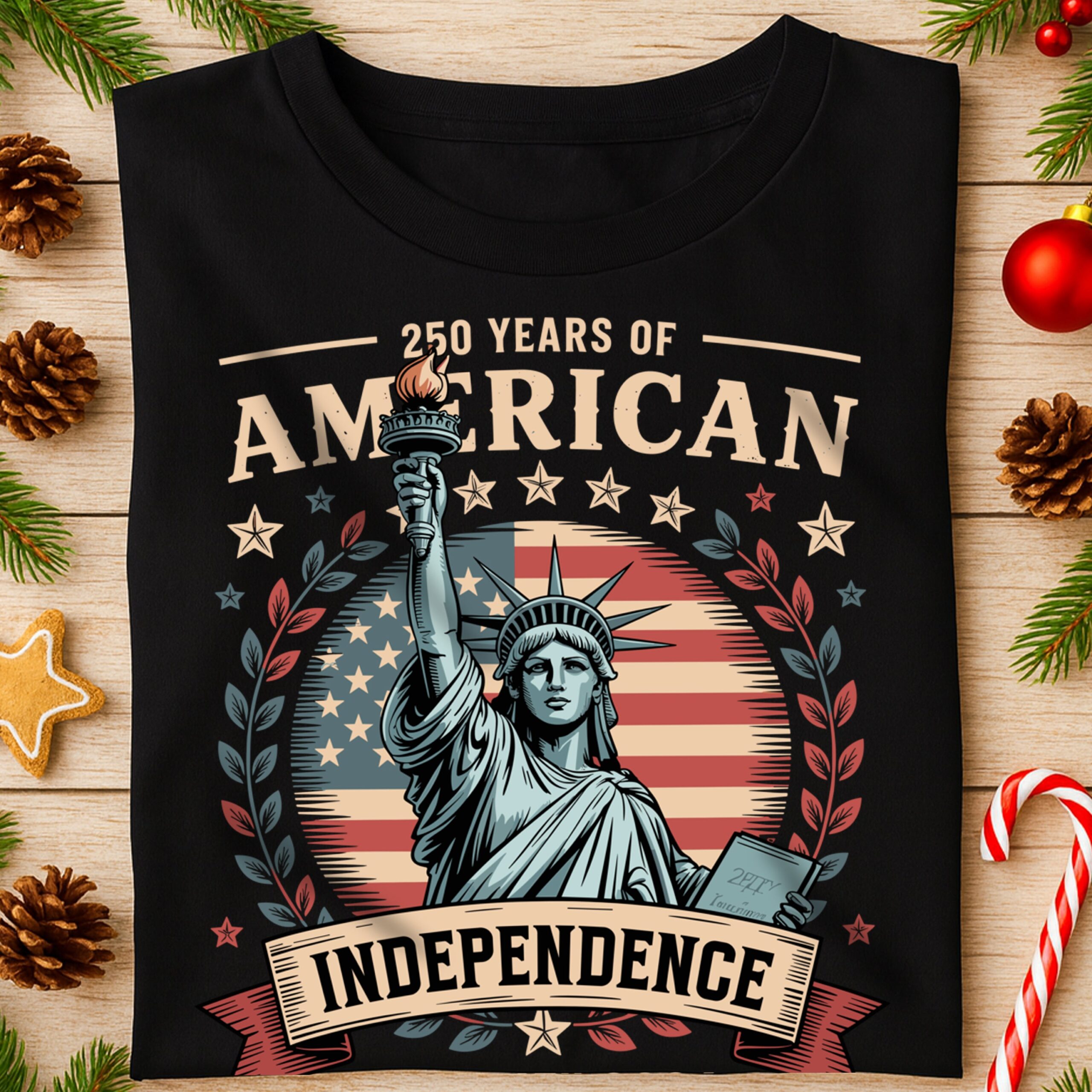 Statue of Liberty 250 Years Independence Day 2026 Dark Shirt LM32 895293 - Image 19