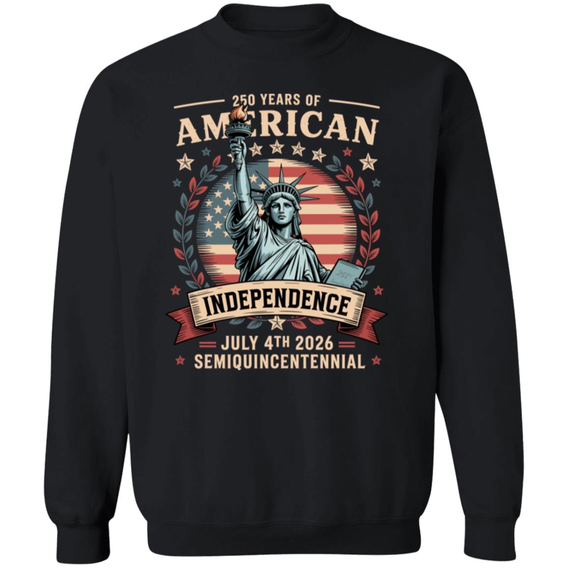 Statue of Liberty 250 Years Independence Day 2026 Dark Shirt LM32 895293 - Image 5