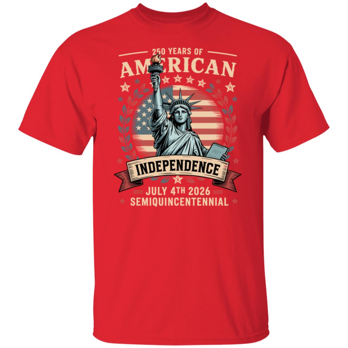 Statue of Liberty 250 Years Independence Day 2026 Dark Shirt LM32 895293 - Image 8