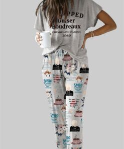 Steel Magnolias I Slapped Ouiser Boudreaux Casual Pajama Set