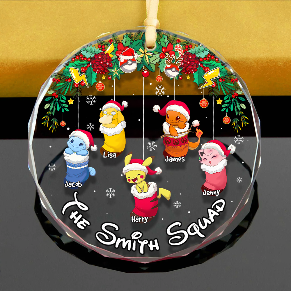 Stocking Family Ornament - Game Mascot Kids - Personalized Gifts For Game Family - Image 4