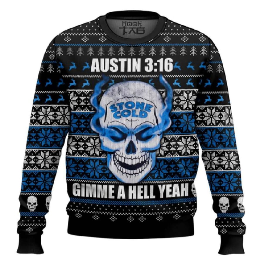 Stone Cold Steve Austin 3 16 Ugly Christmas Sweater