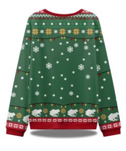 Alternative view of Strawberry Jams But My Glock Don't Frog Ugly Christmas Sweater