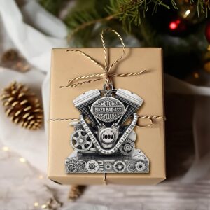 Alternative view of Strong Motorcycle Engine Ornament - Personalized Christmas Gifts For Bikers 02QHLU170925