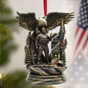 Alternative view of Strong Veteran Ornament - Personalized Gifts For Veteran 06tgti080925