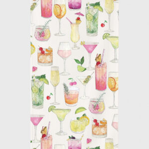 Summer Cocktail Wine Lovers Old Fashioned Beach Towel