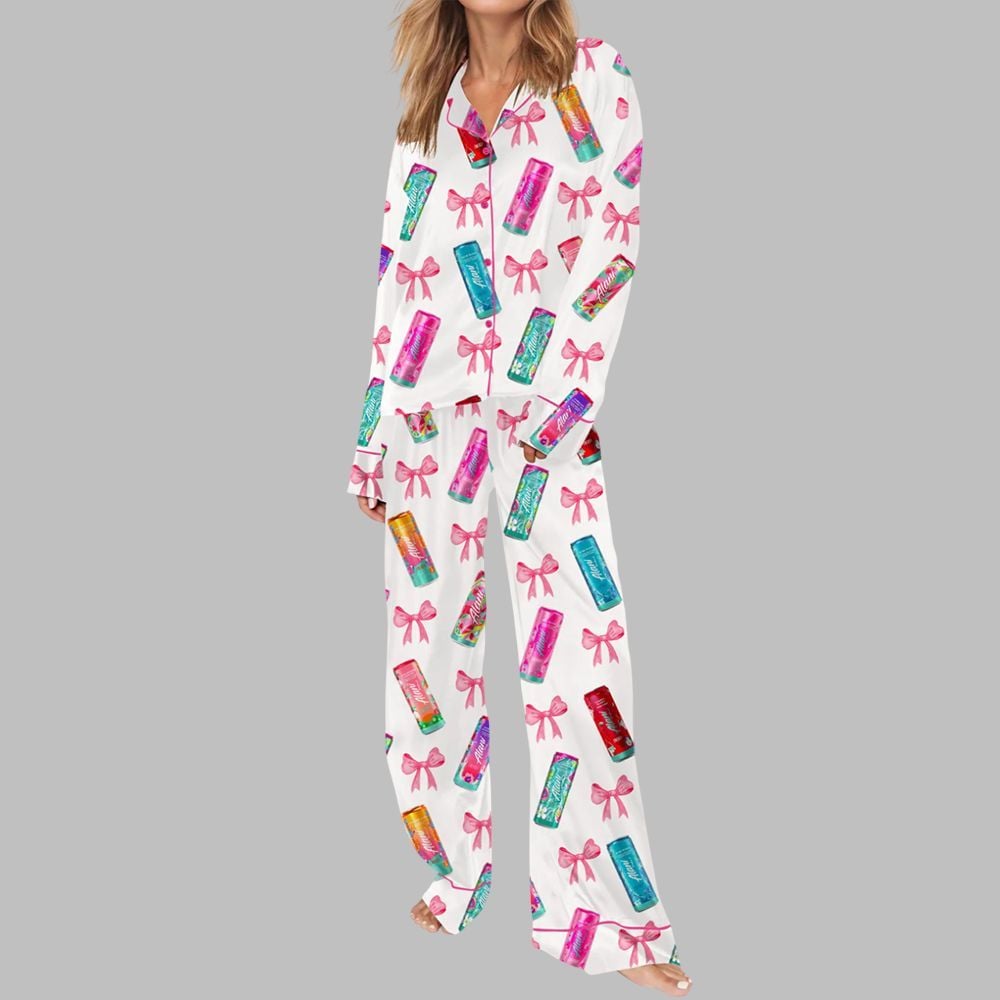 Alternative view of Summer Energy Drink Pajama Set