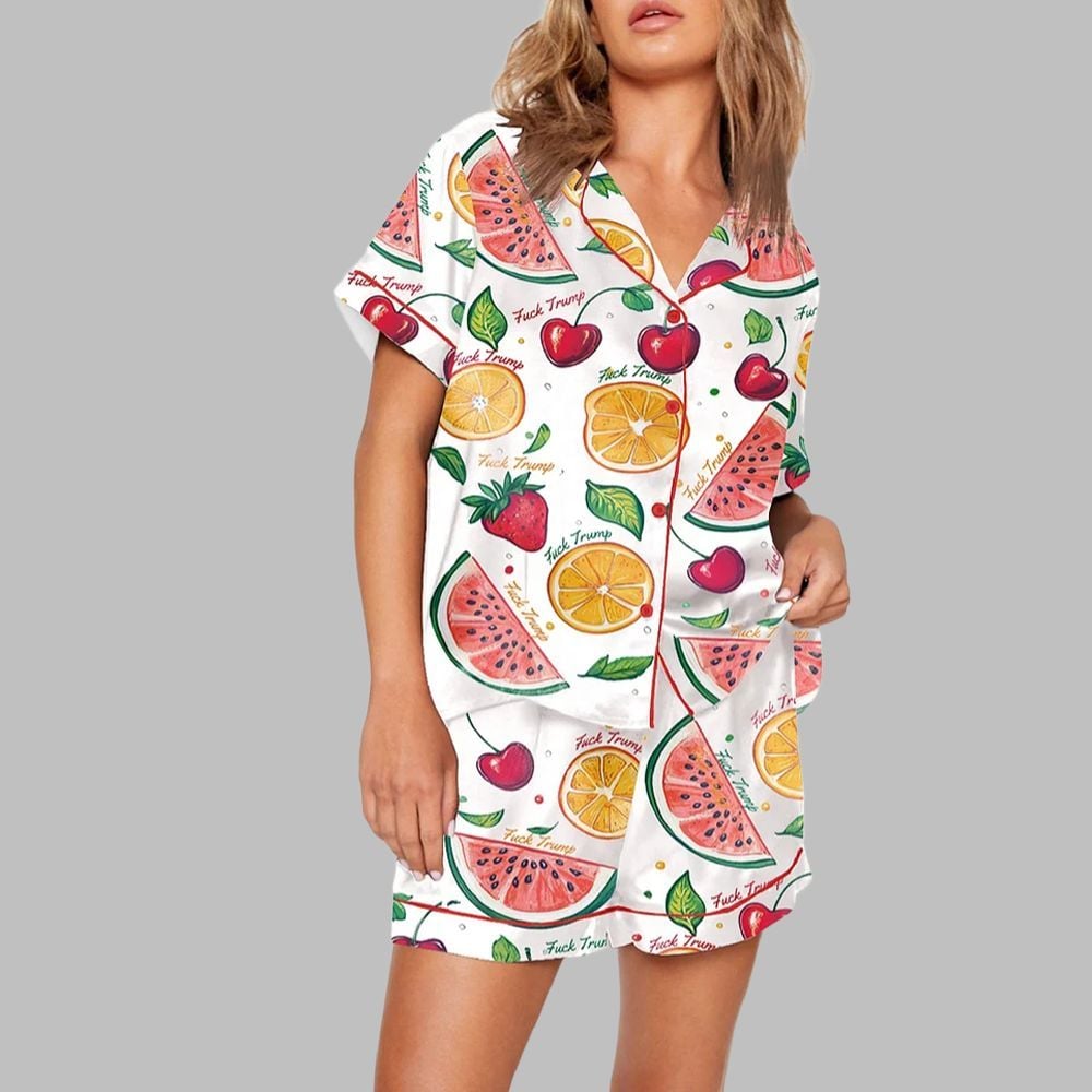 Summer Fruit FDT Print Pajama Set