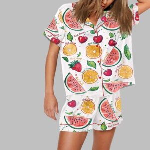 Alternative view of Summer Fruit FDT Print Pajama Set