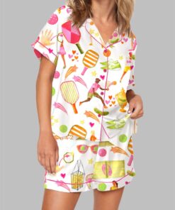 Summer Pickleball Pajama Set