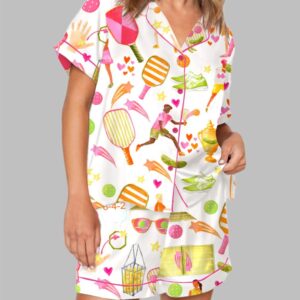 Summer Pickleball Pajama Set