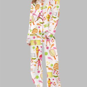 Alternative view of Summer Pickleball Pajama Set