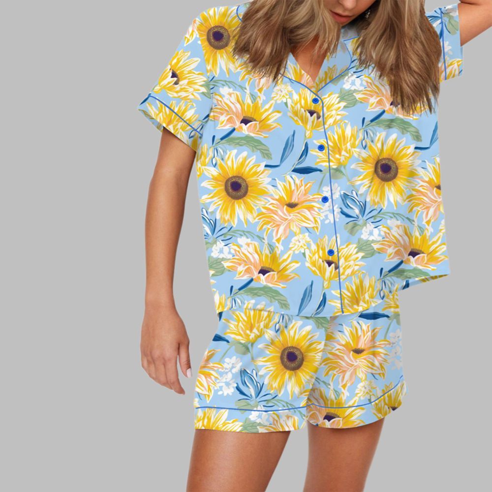 Alternative view of Sunflower Pajama Set For Women