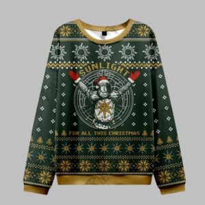 Alternative view of Sunlight for All This Christmas Ugly Sweater 2025 Christmas - Grishko.com