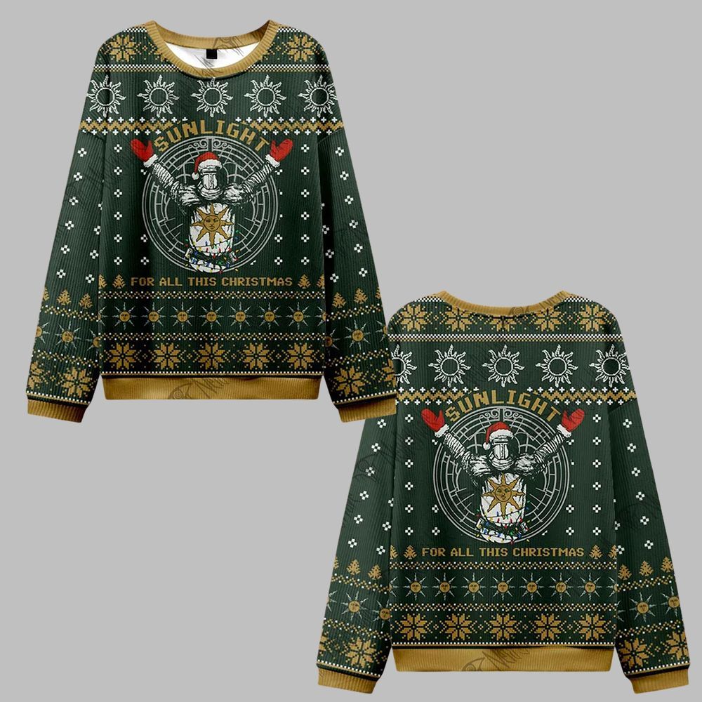 Sunlight for All This Christmas Ugly Sweater 2025 Christmas - Grishko.com