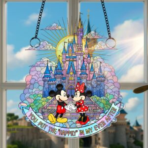 Sweet Couple Acrylic Suncatcher - Personalized Gifts For Couples 05OHLU050625