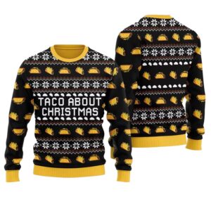 Alternative view of Taco About Christmas Ugly Christmas Sweater - Grishko.com