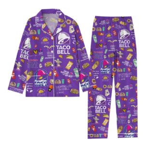 Taco Bell Fast Food Pajamas Set