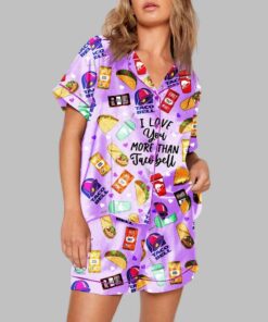 Alternative view of Taco Bell Print Pajama Set