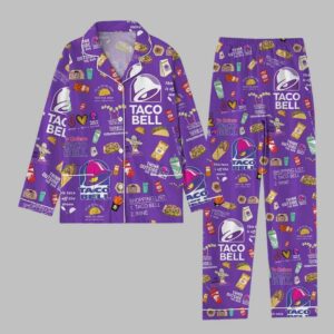 Alternative view of Taco Bell Wine Pajama Set