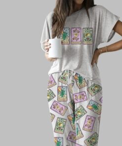 Taco Tarot Casual Pajama Set For Women
