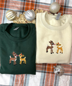 Christmas Embroidered Sweatshirt, Vintage Christmas Hoodie, Christmas tshirt