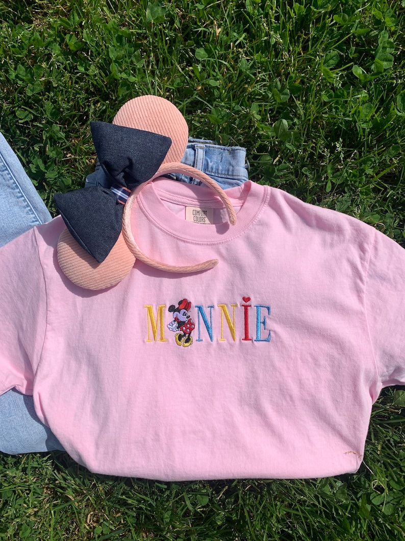 Vintage Minnie Embroidered tee - Image 3