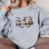 EMBROIDERED Hello Kitty Halloween, Cat Halloween Embroidery Sweatshirt, Halloween Gift, Pumpkin Season Merch