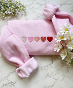 Embroidered Valentine Heart Sweatshirt, Vintage Valentine, Valentine Pullover, Valentine's Sweatshirt