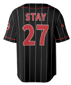 Alternative view of Stray Kids Dominate World Tour 2025 Baseball Jersey
