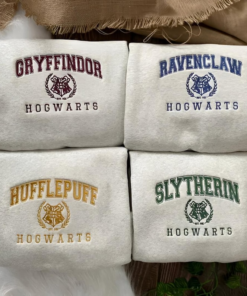 Embroidered Sweatshirt Magical Wizard Castle Embroidered