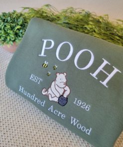 Alternative view of Winnie The Pooh Classic Midweight Sweater Collection, Embroidered Crewneck