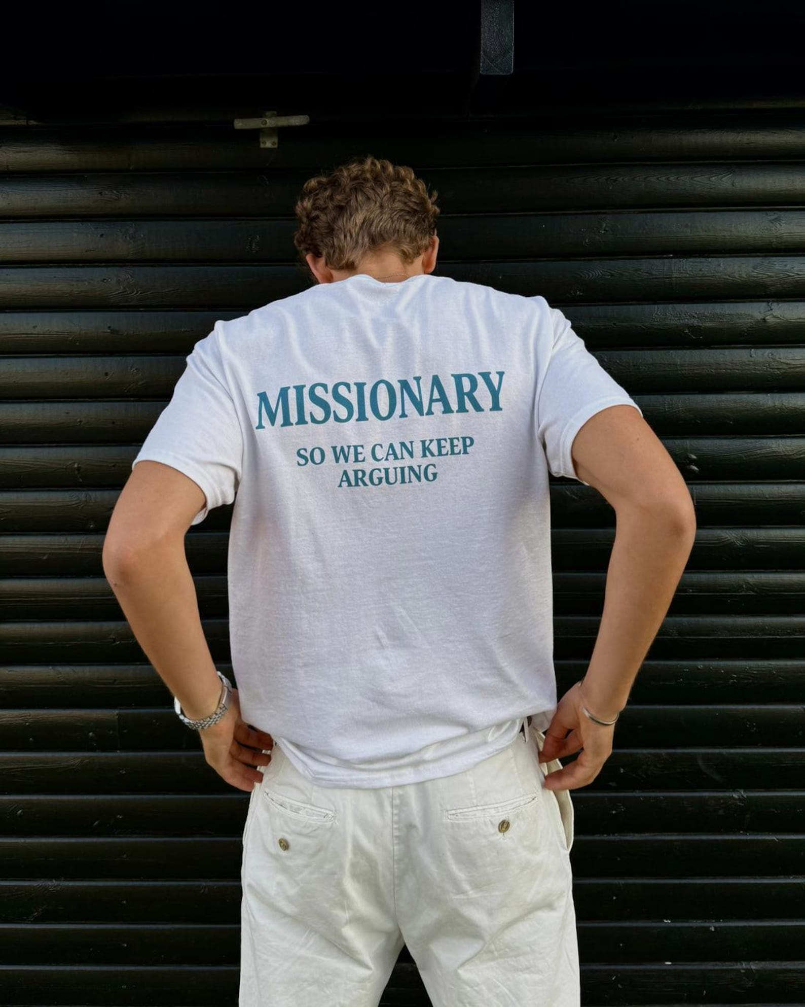 Missionary So We Can Keep Arguing Tee, Funny Casual Everyday shirt