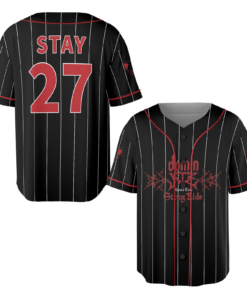 Stray Kids Dominate World Tour 2025 Baseball Jersey