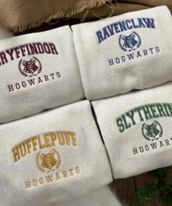 Alternative view of Embroidered Sweatshirt Magical Wizard Castle Embroidered