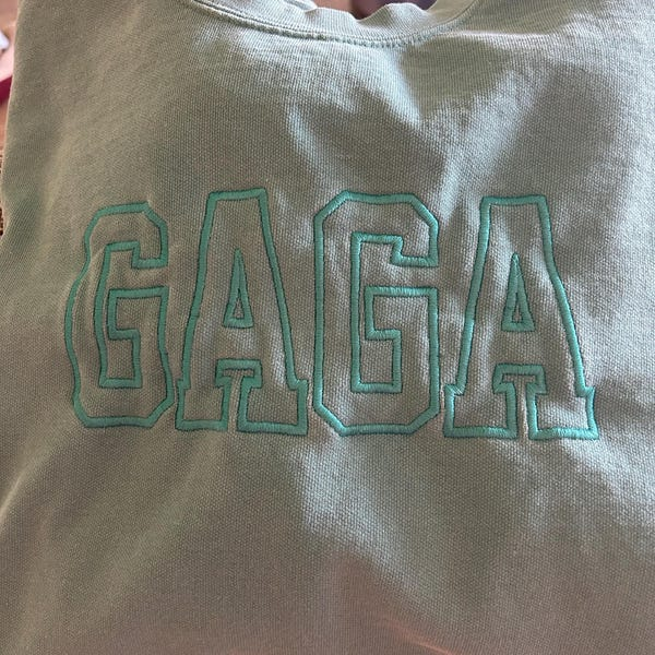 Embroidered Grandma Shirt, Gigi Shirt, Gift for Grandma, Nana Shirt, New Grandma Gift, Embroidered Grandma, College Block - Image 3